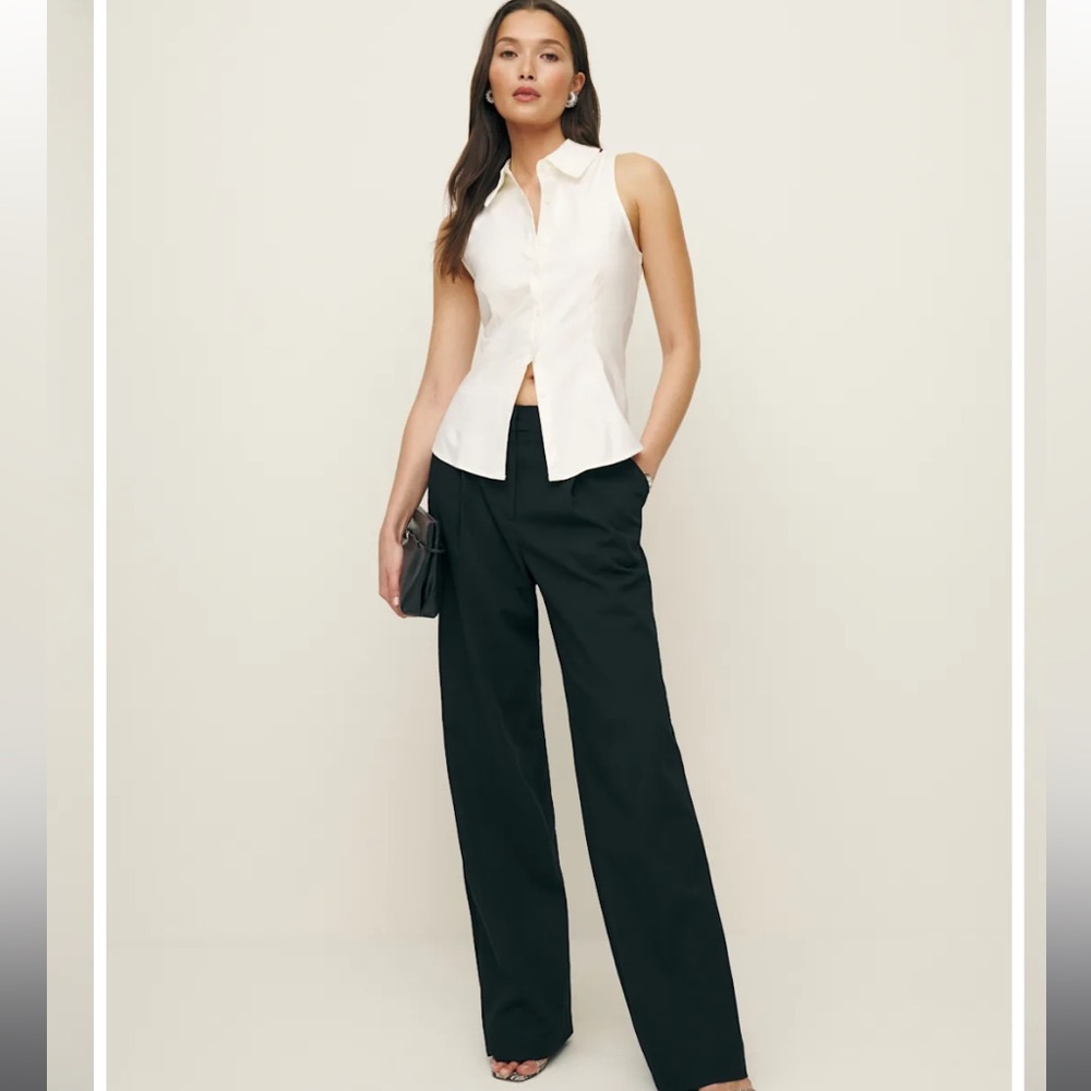 Reformation Off White Jimmy Top size 0 NWT